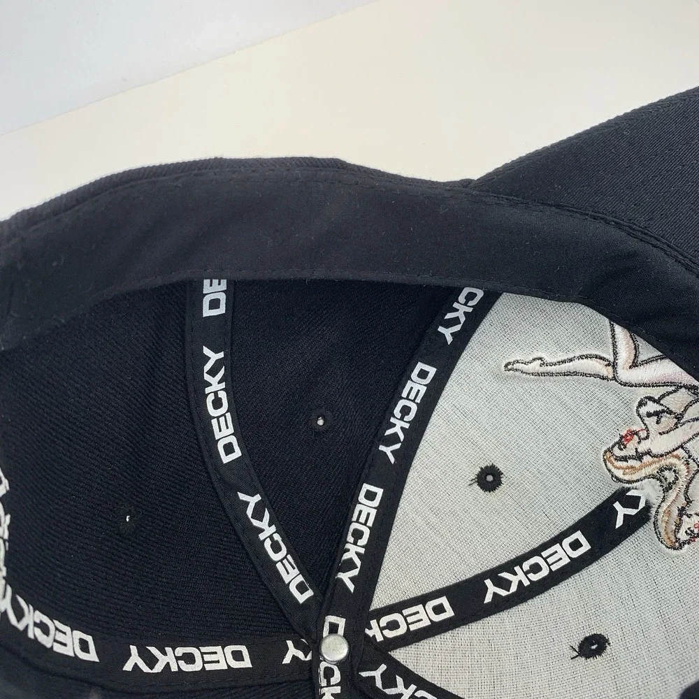 DECKY DCI Collectibles Black Hat with Girls Adjustable OSFM Acrylic Baseball Cap